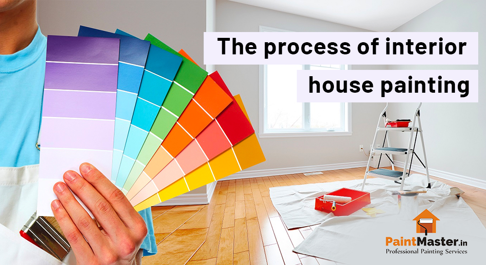 The process of interior house painting